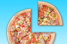 Cut Cut Pizza Logo