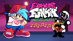 Friday Night Funkin Music Notes Logo