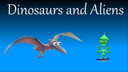 Dinosaurs and Aliens Logo