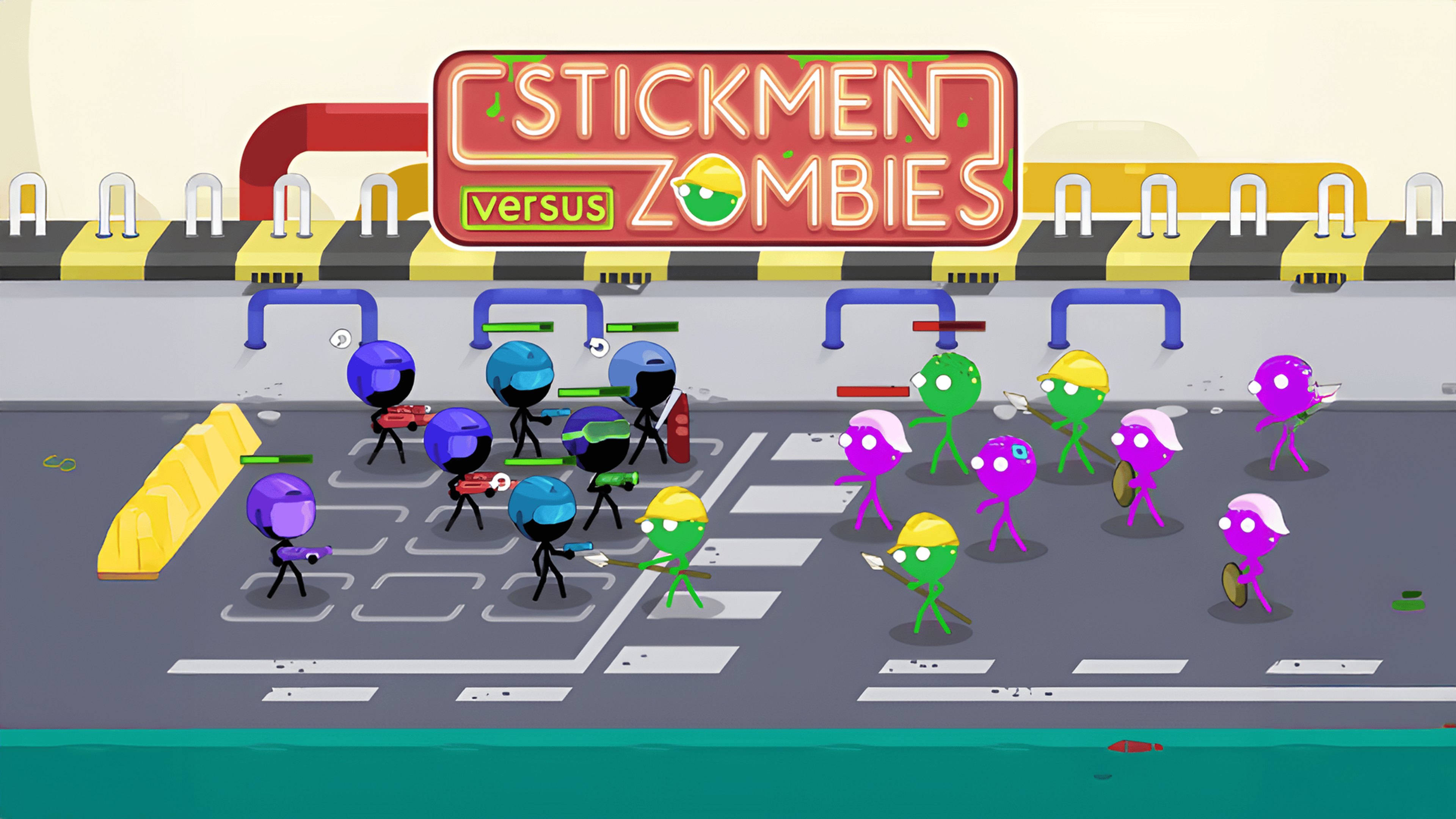 Stickmen vs Zombies Logo