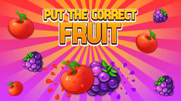 Put The Correct Fruit Logo