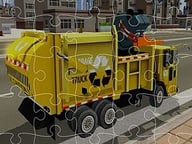 Garbage Trucks Jigsaw Logo