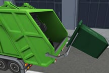Garbage Sanitation Truck Logo