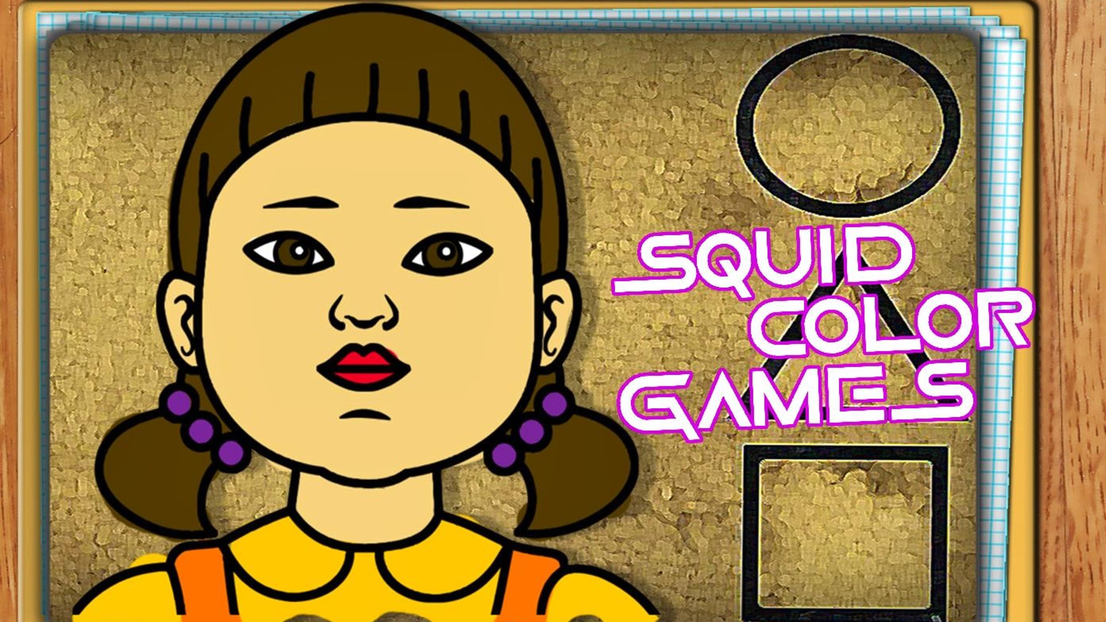 Squid Coloring Game Logo