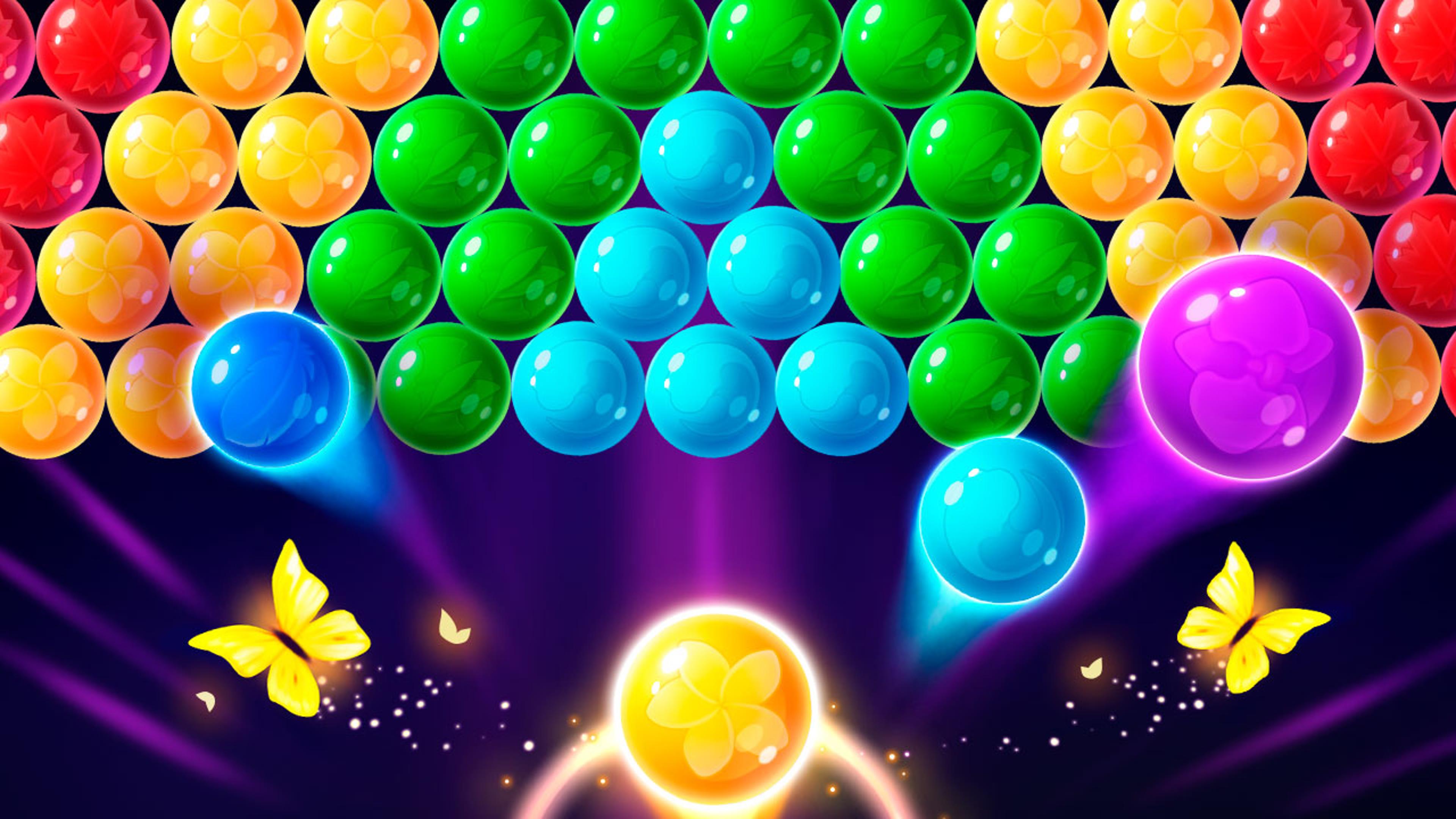 Bubble Pop Butterfly Logo