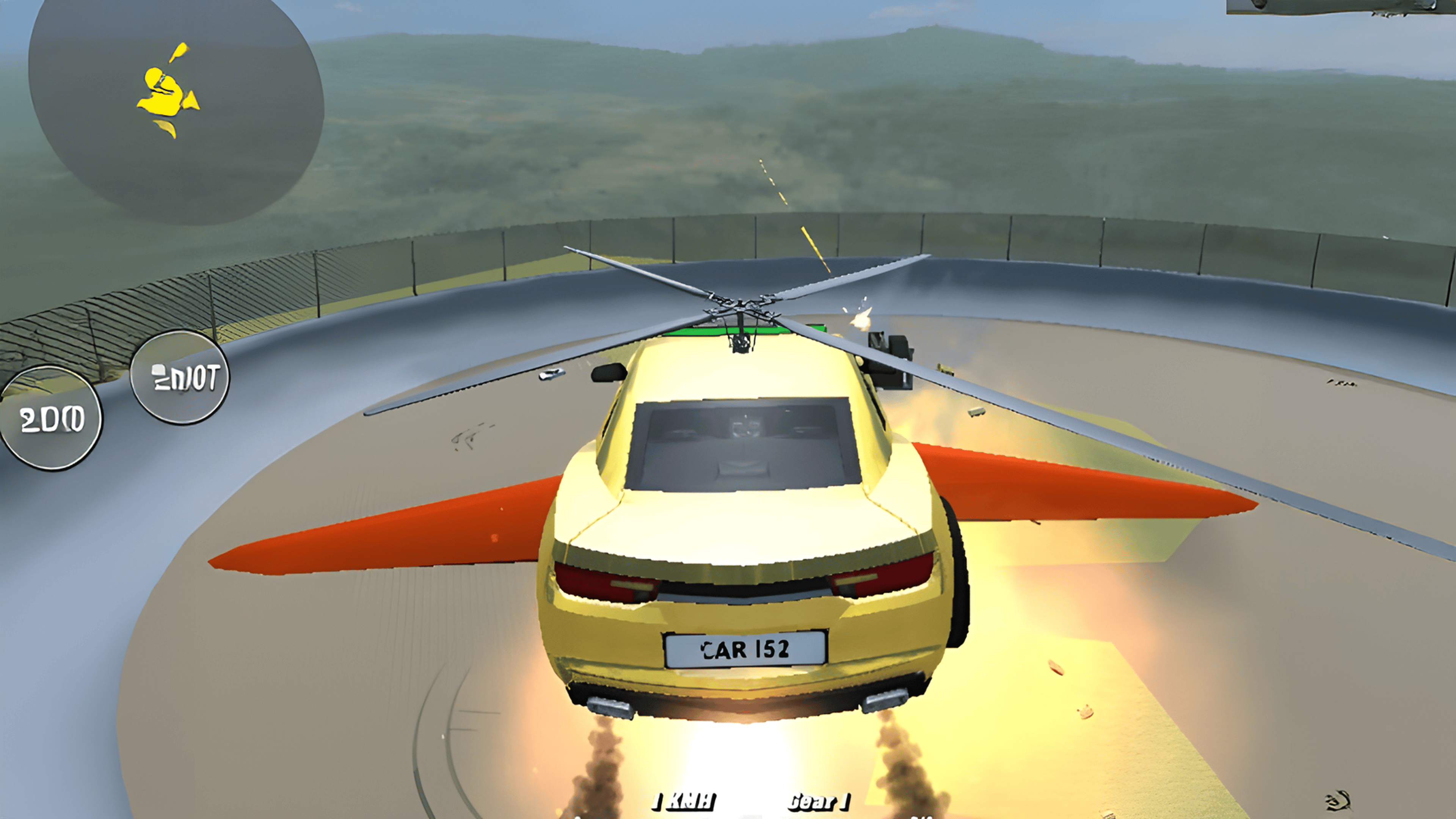 Supra Crash Shooting Fly Cars Logo