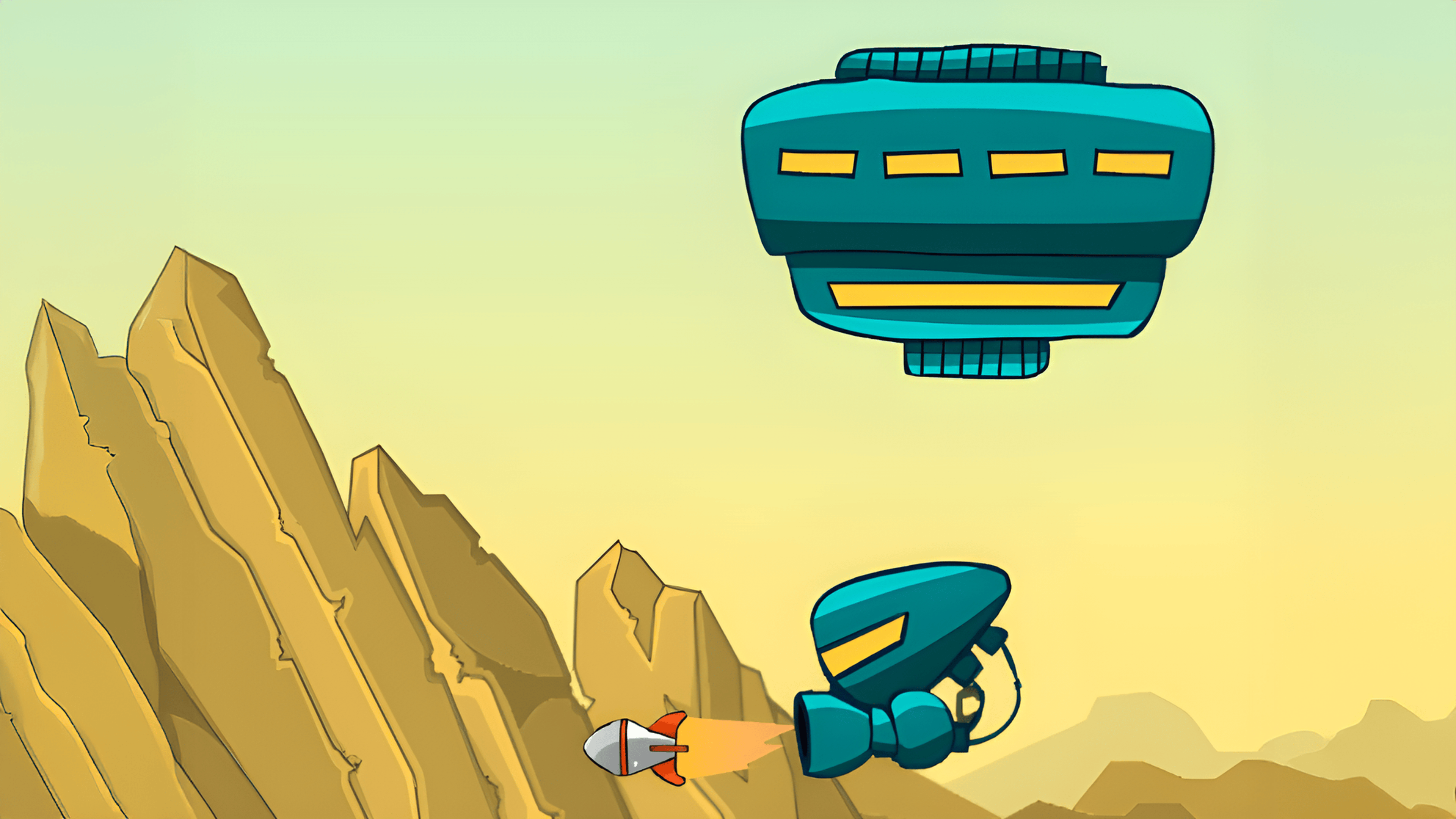 Alien Bot Madness Logo