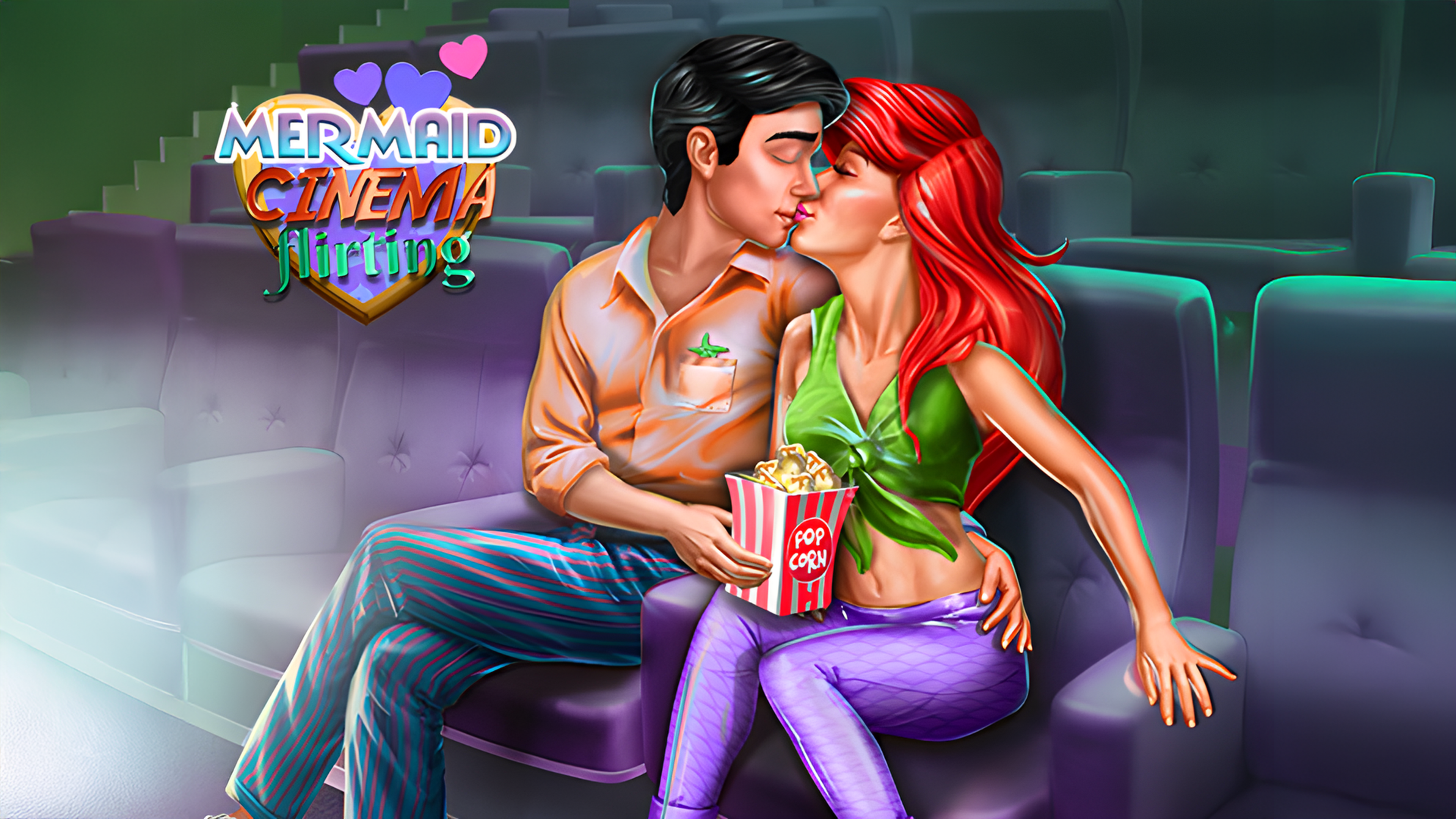 Mermaid Cinema Flirting Logo