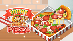 Yummy Super Pizza Logo