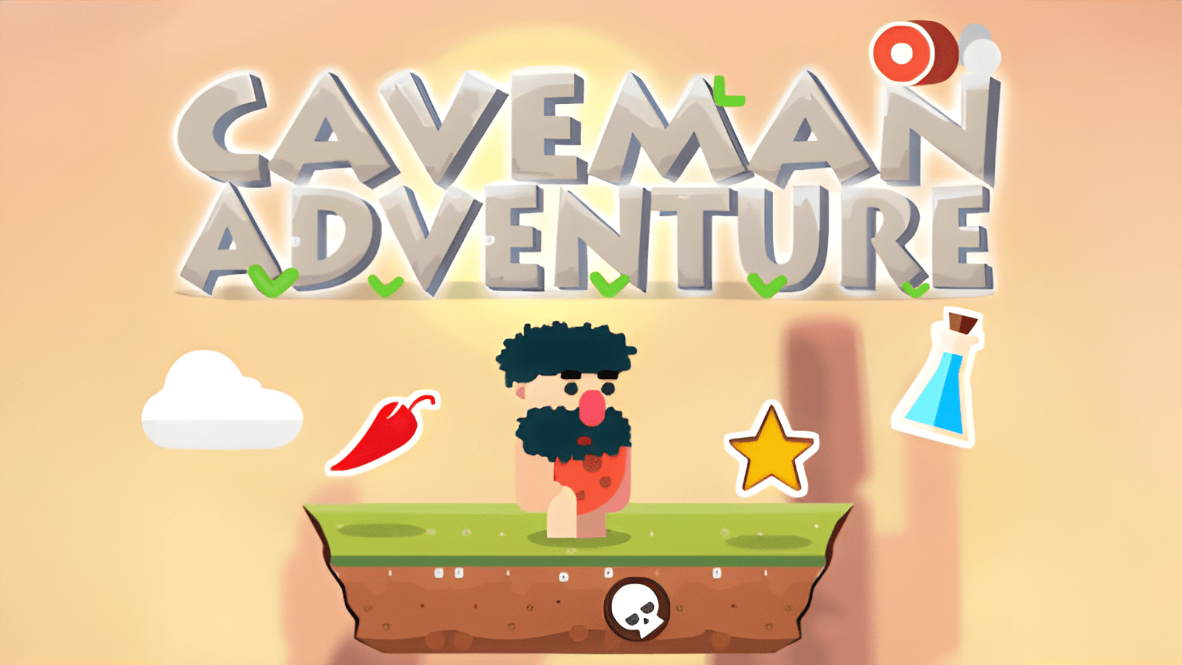 Caveman Adventure Logo