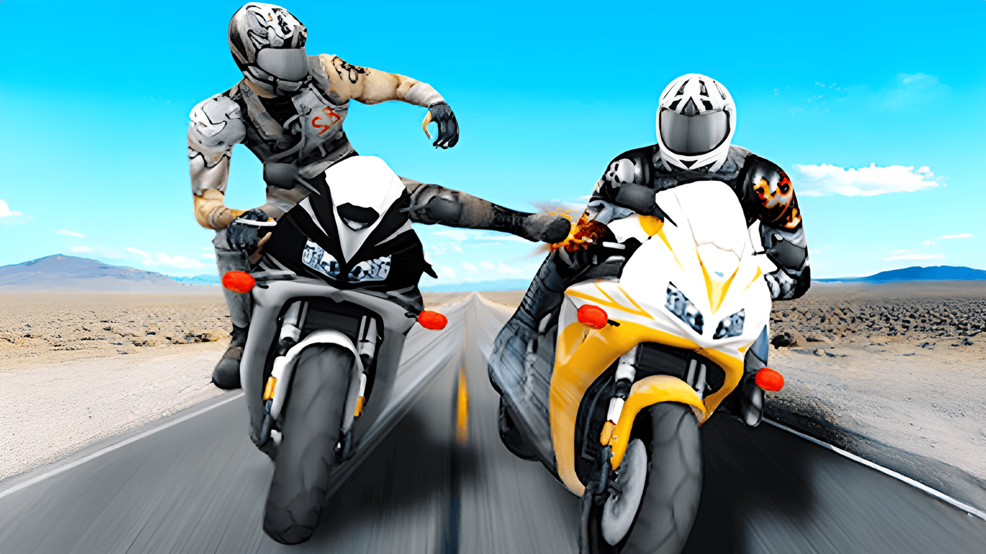 Moto Bike Attack Race Master Logo