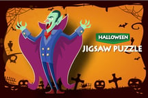 Halloween Jigsaw Puzzle Logo