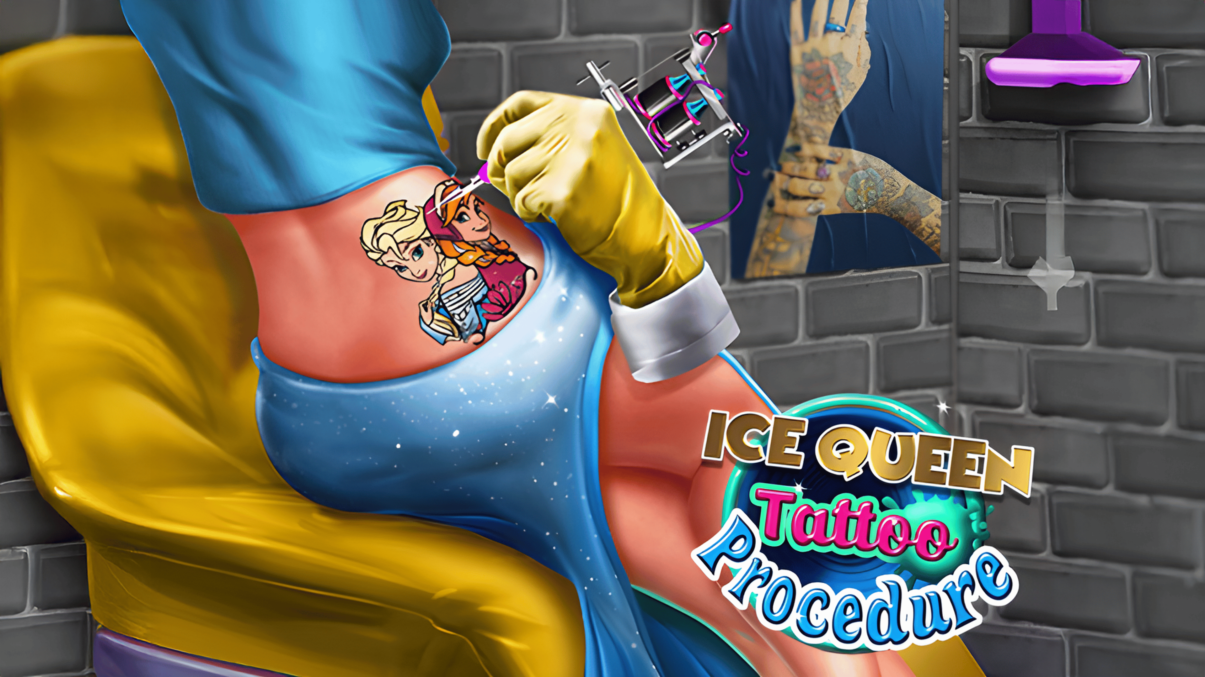Ice Queen Tattoo Procedure Logo