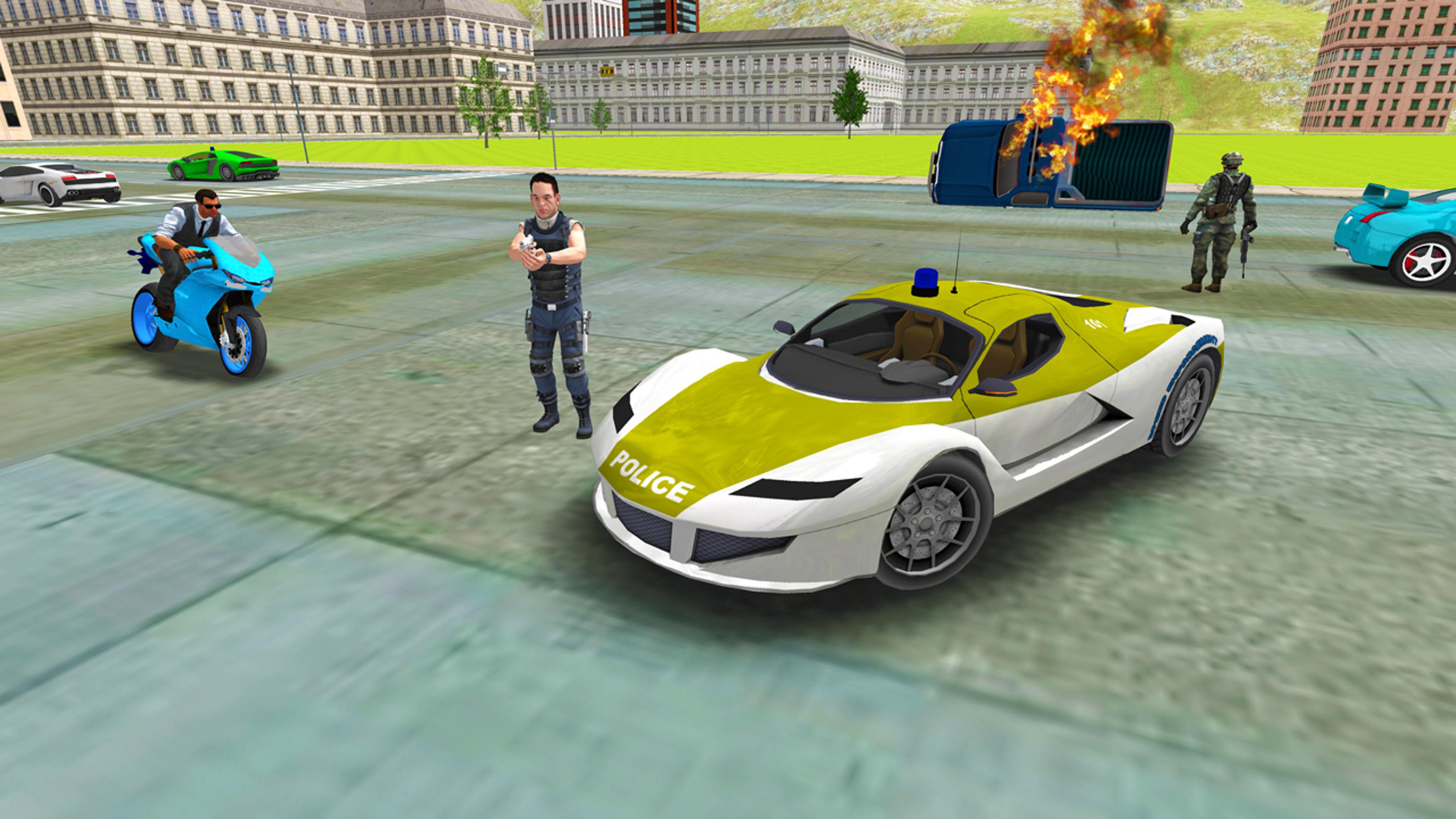 Police Crime City Simulator Police Car Driving Logo