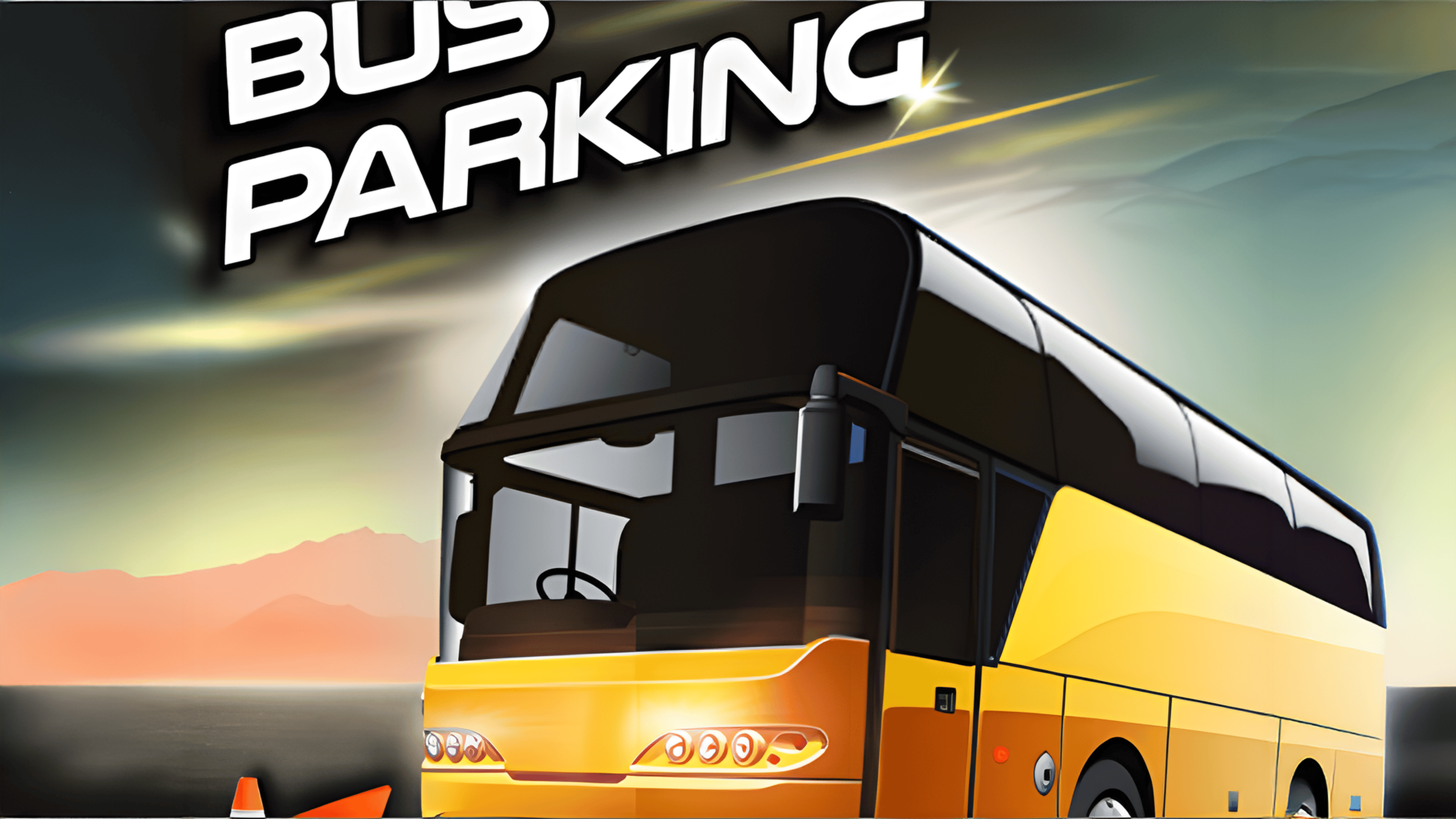 Bus Parking 3D Logo