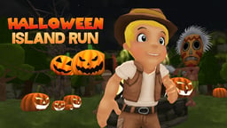 Halloween Island Running Logo