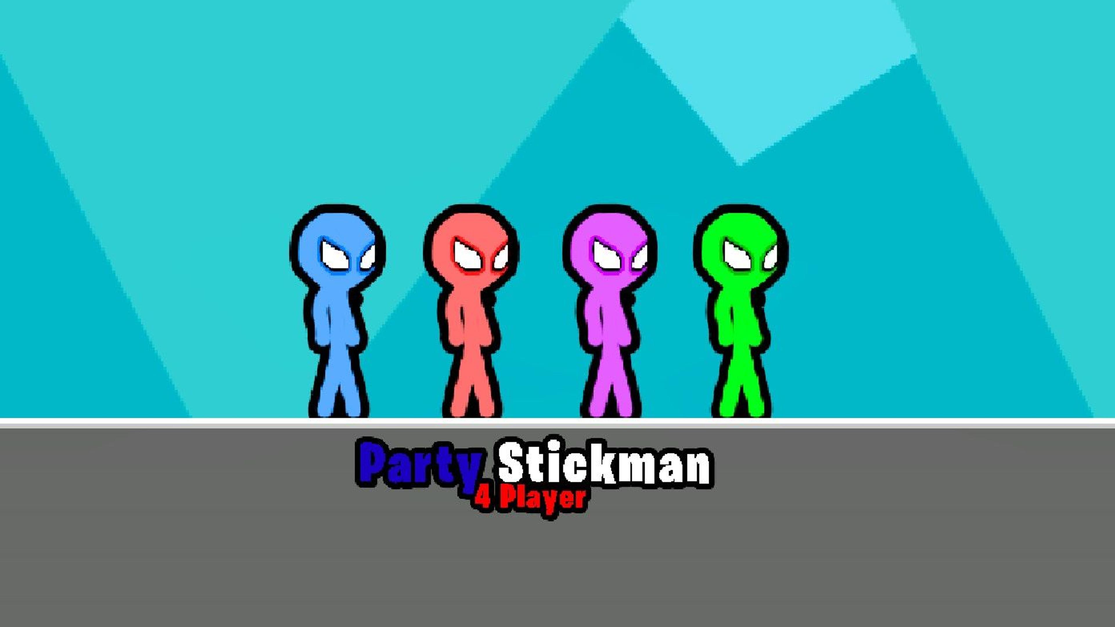 Party Stickman 4 Player Logo