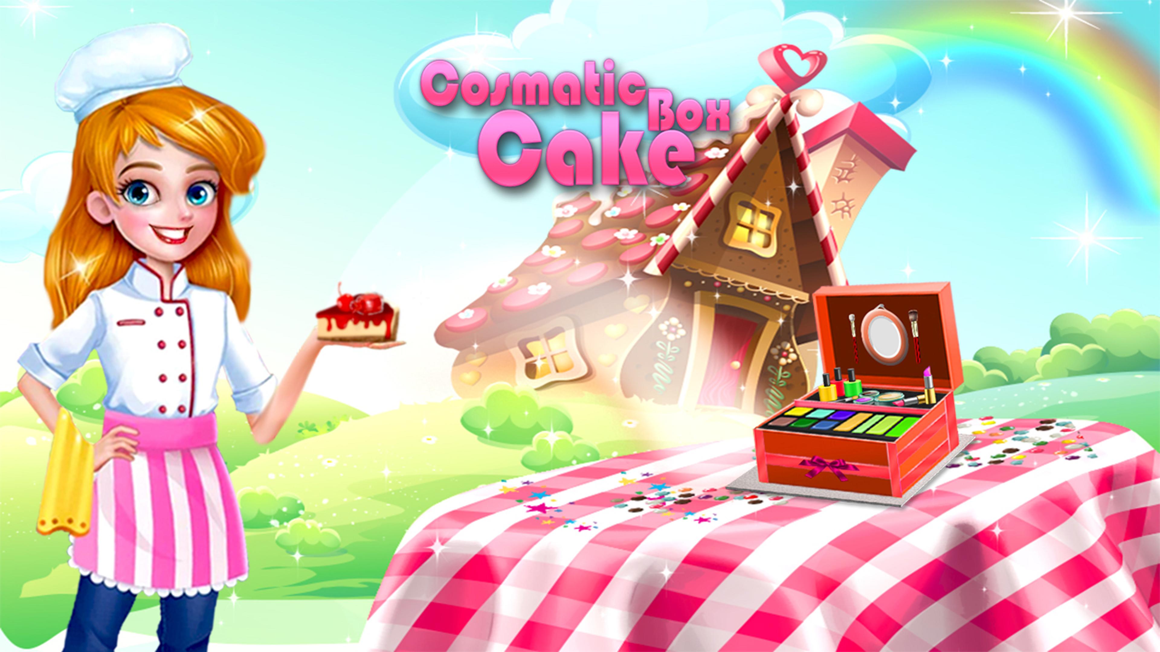 Girl Makeup Kit Comfy Cakes Pretty Box Bakery Game Logo
