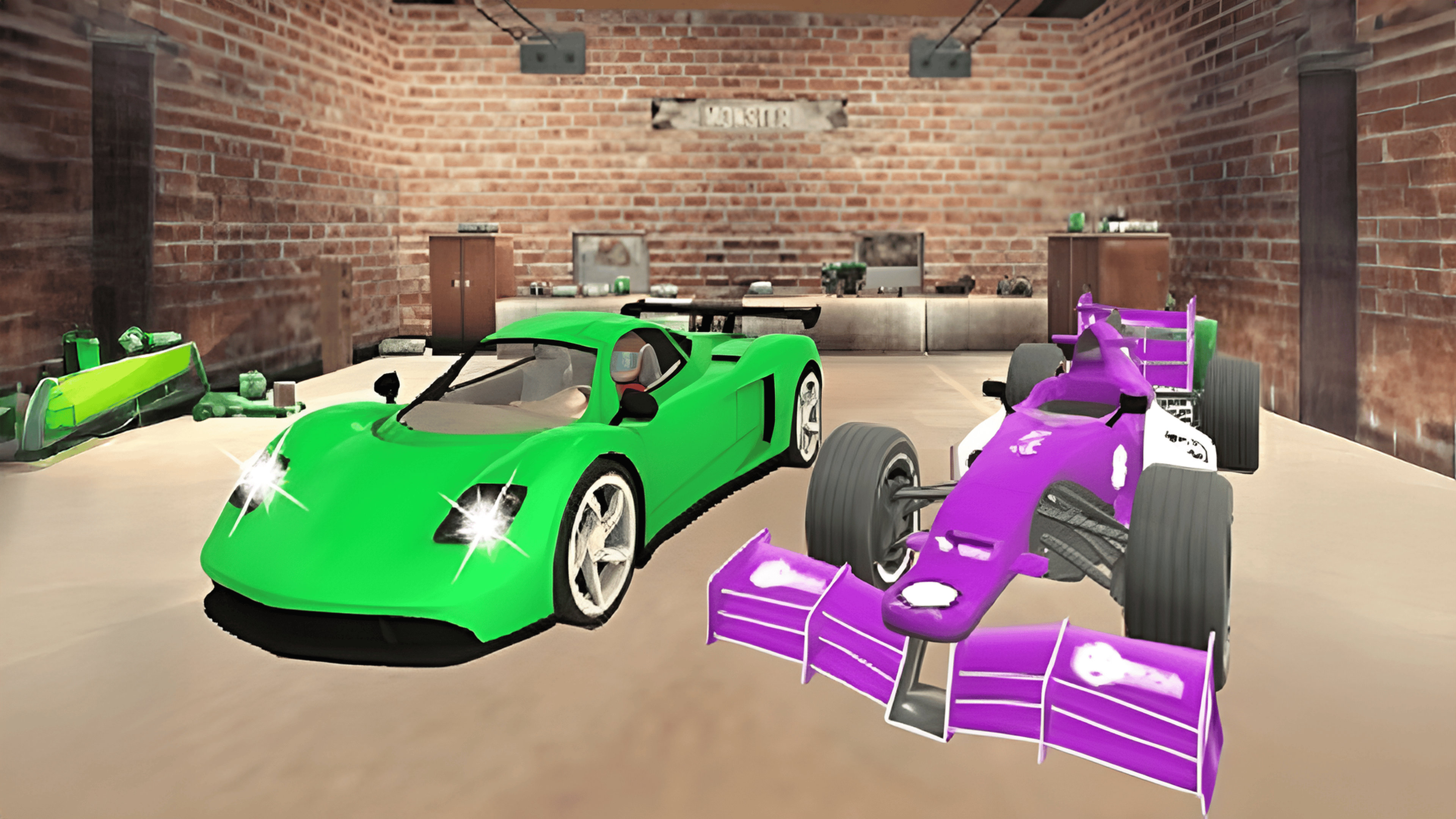 Supercars Speed Race Logo