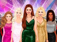 Red Carpet Dress Up Girls Logo