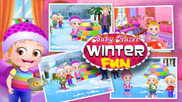 Baby Hazel Winter Fun Logo