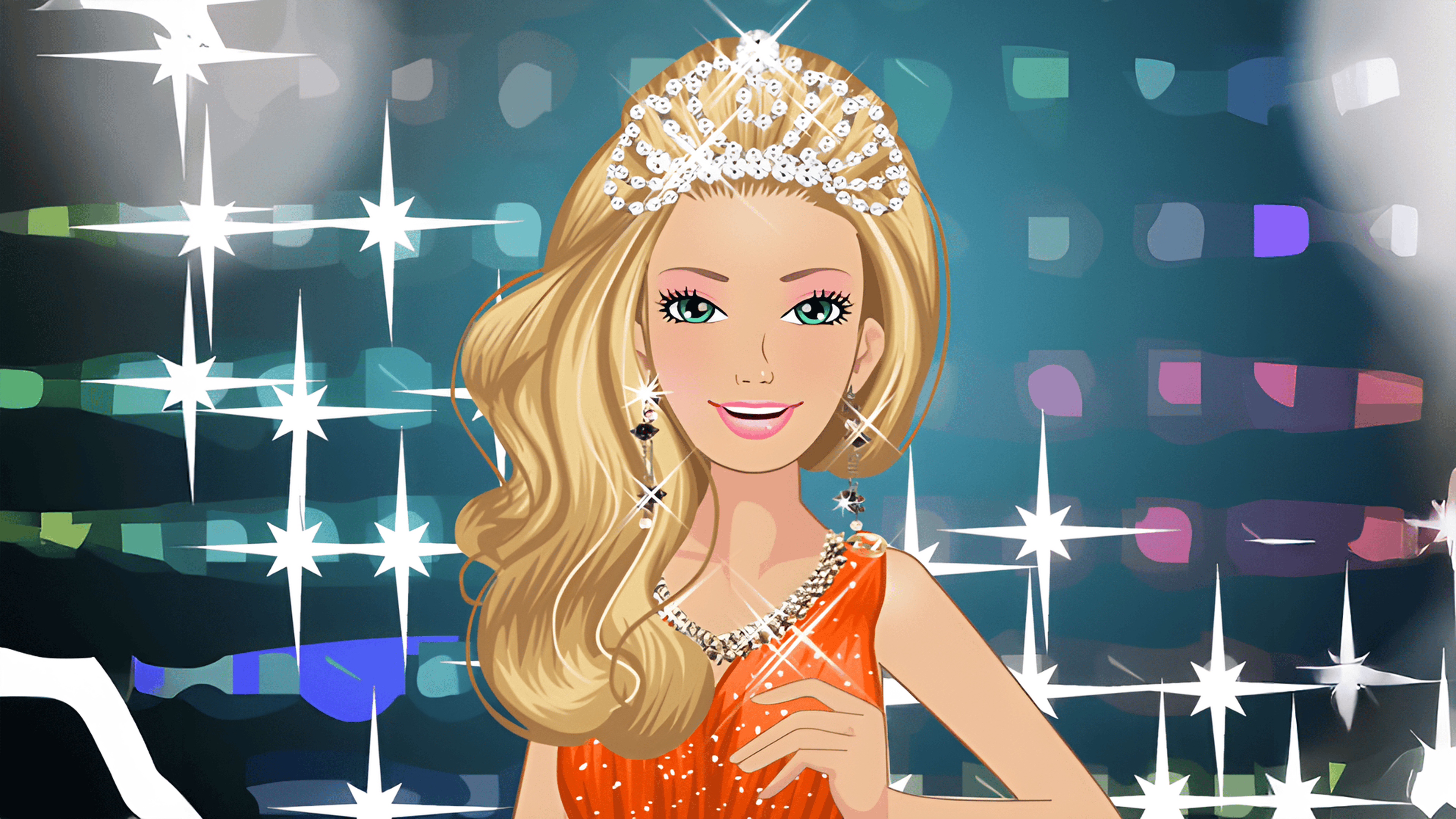 Prom Queen Dress up Logo