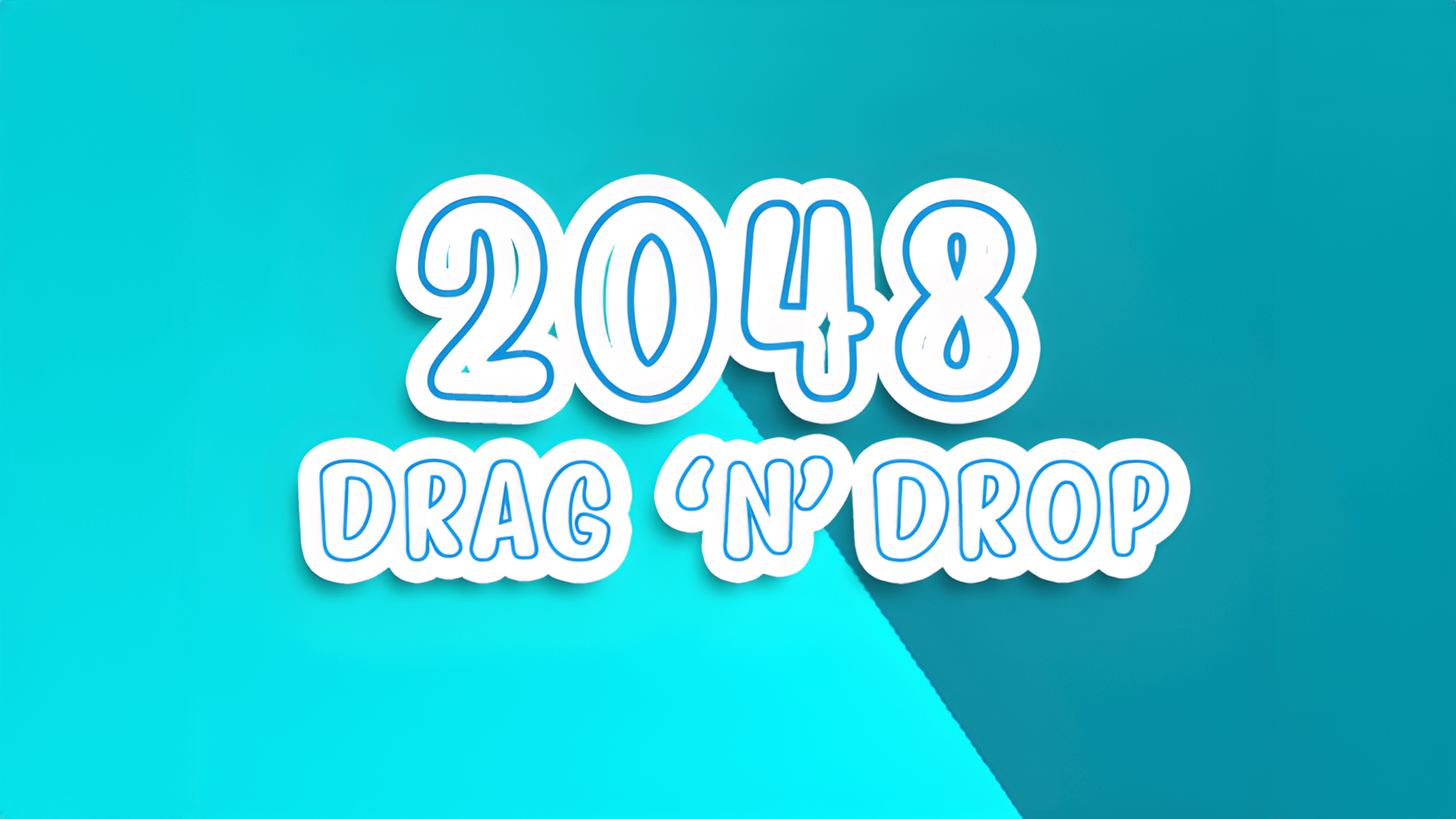 2048 Drag 'n drop Logo