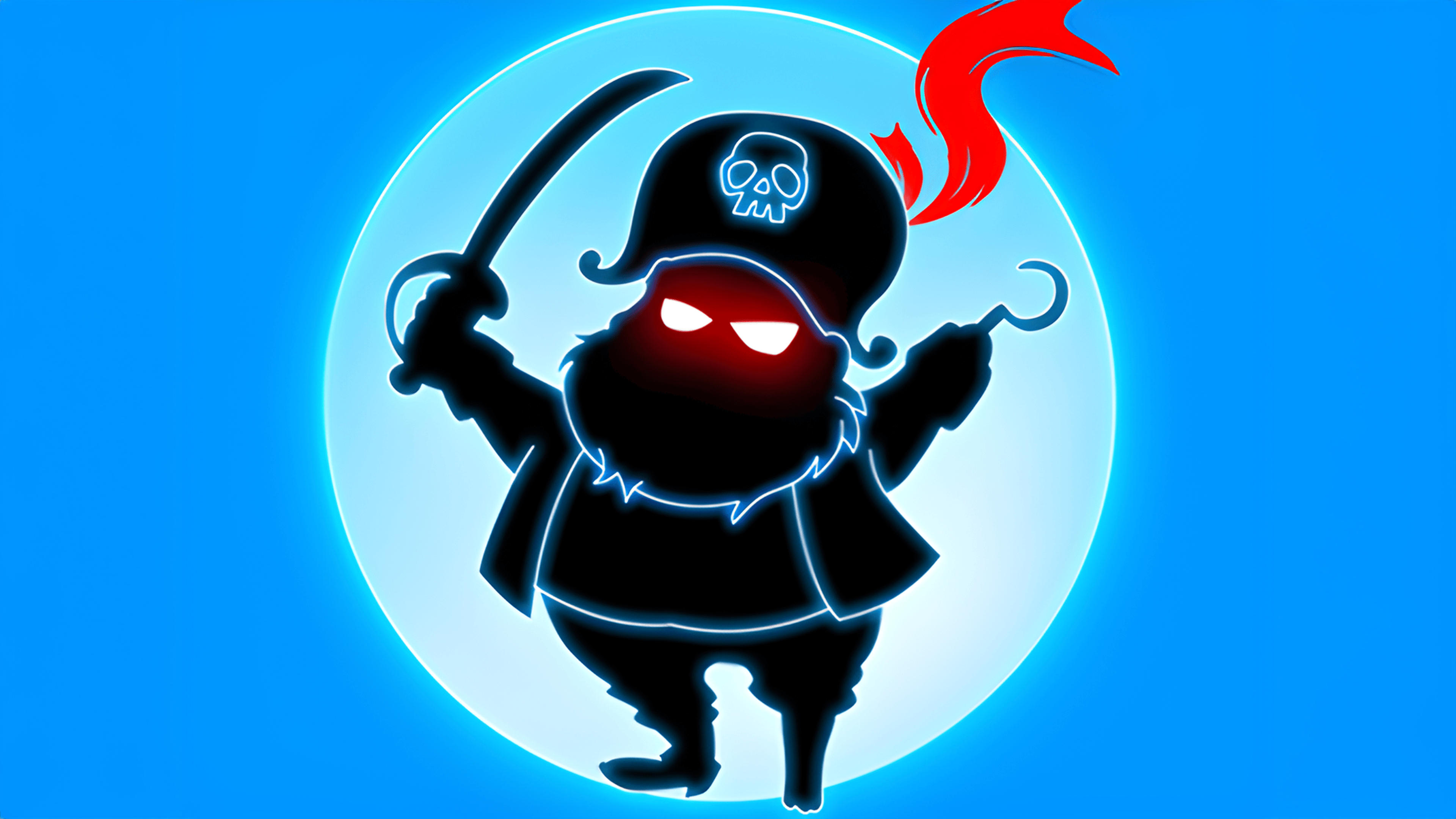 Pirate Defender Shooting Logo