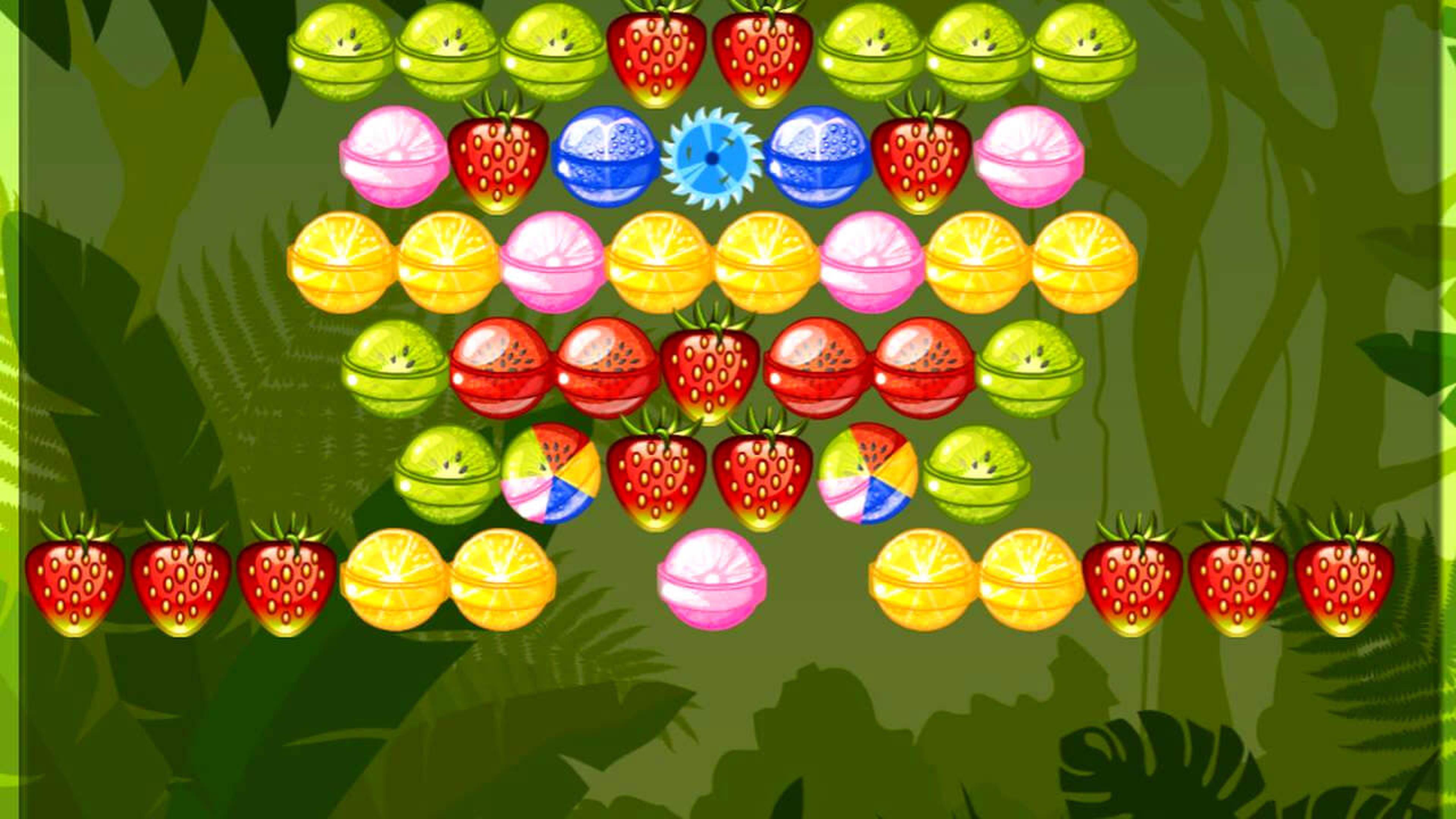 Bubble Shooter Fruits Candies Logo