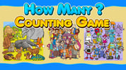 How Many Counting Game for Kids Logo