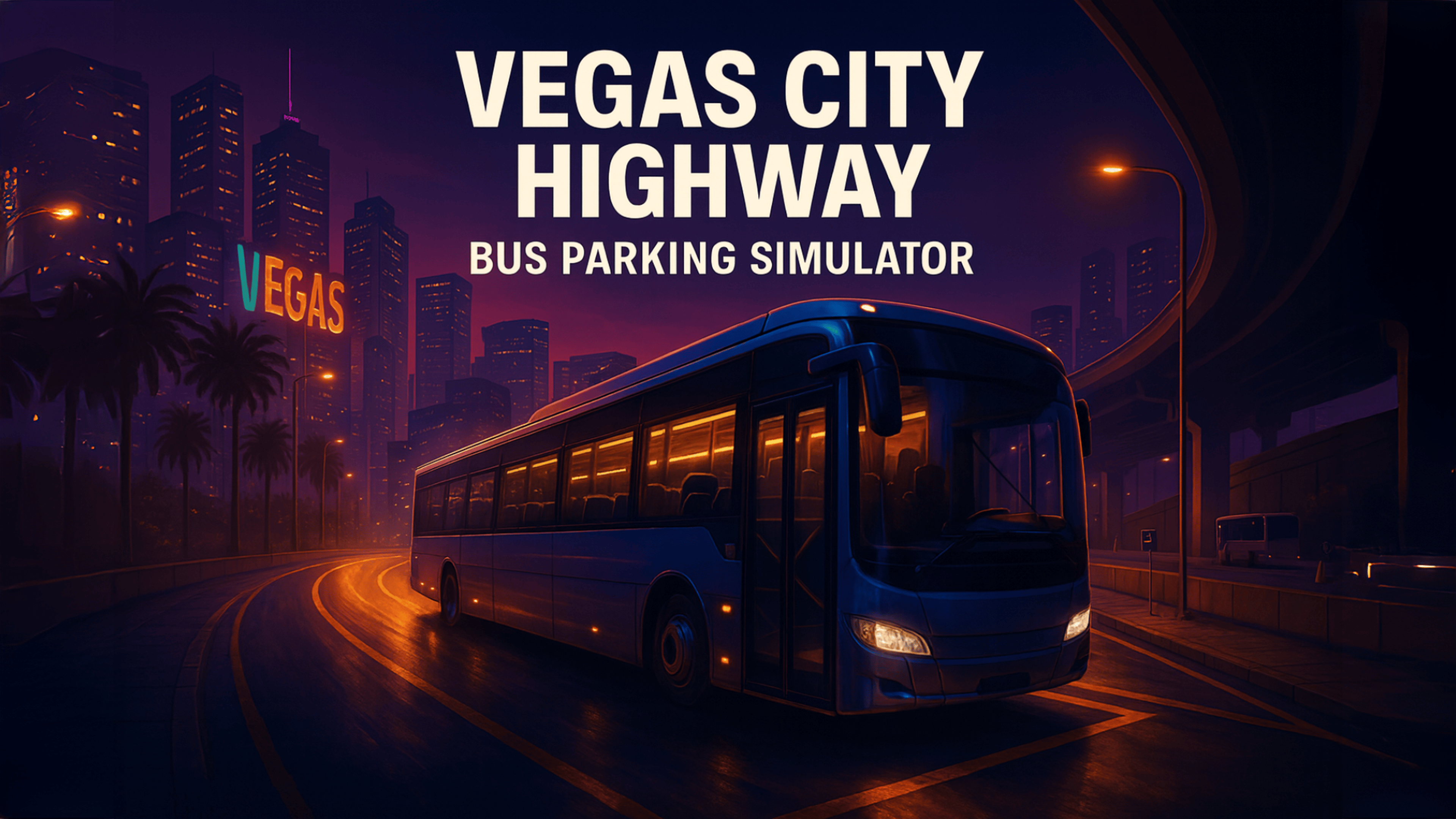 Vegas City Highway Bus Parking Simulator Logo