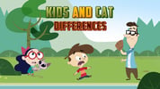 Kids And Cat Differences Logo