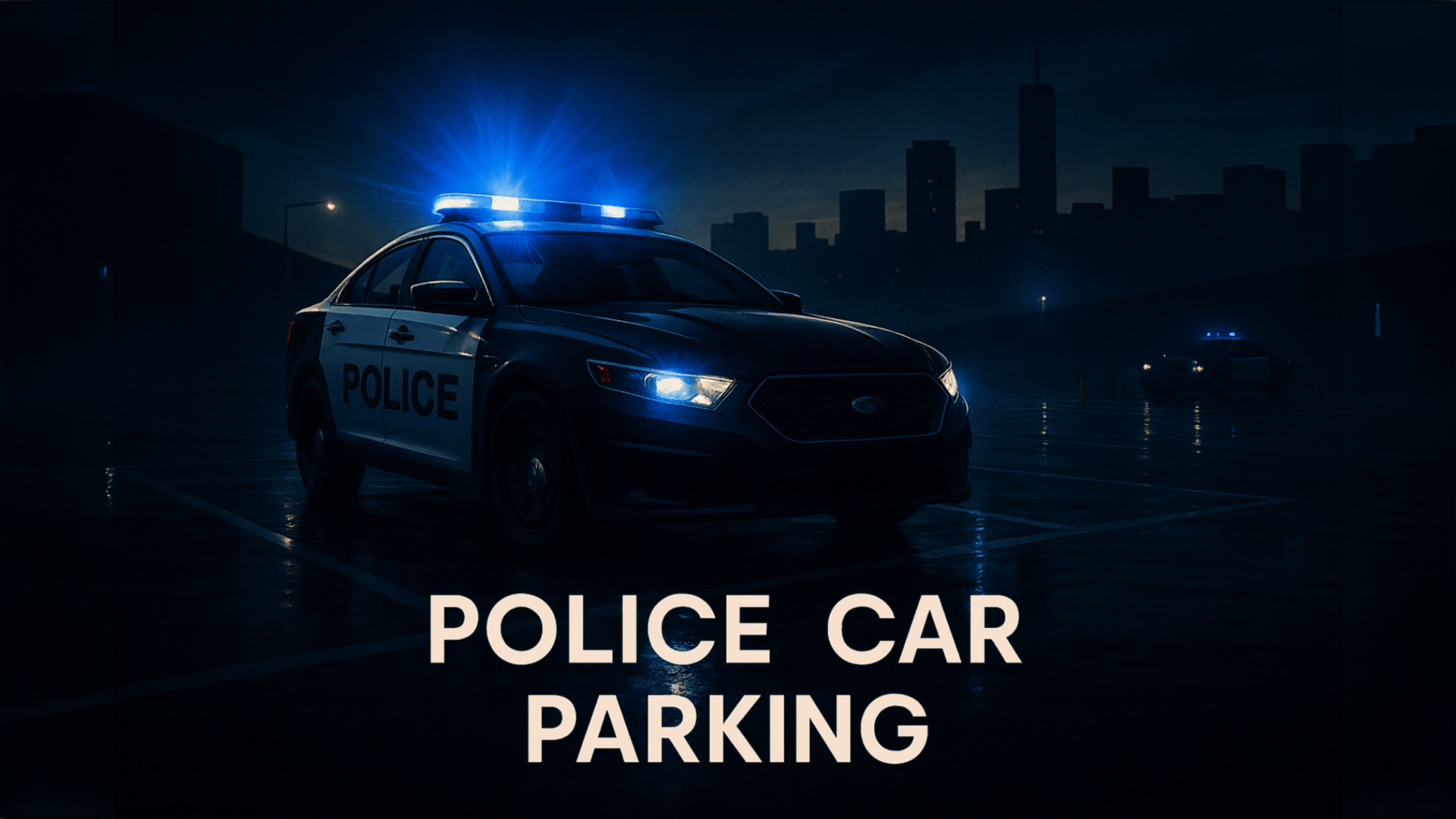 Police Car Parking Logo