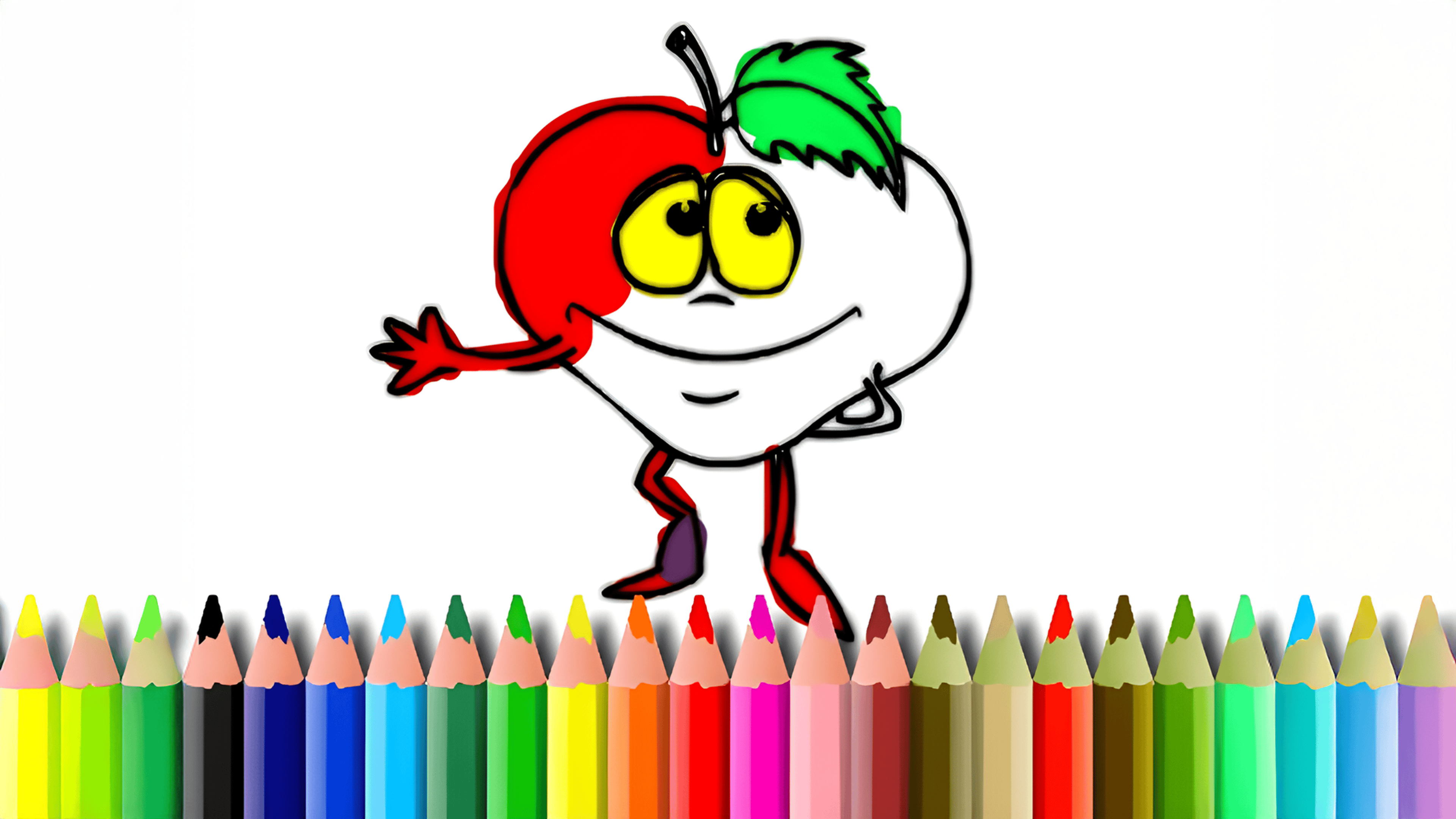 BTS Fruits Coloring Logo