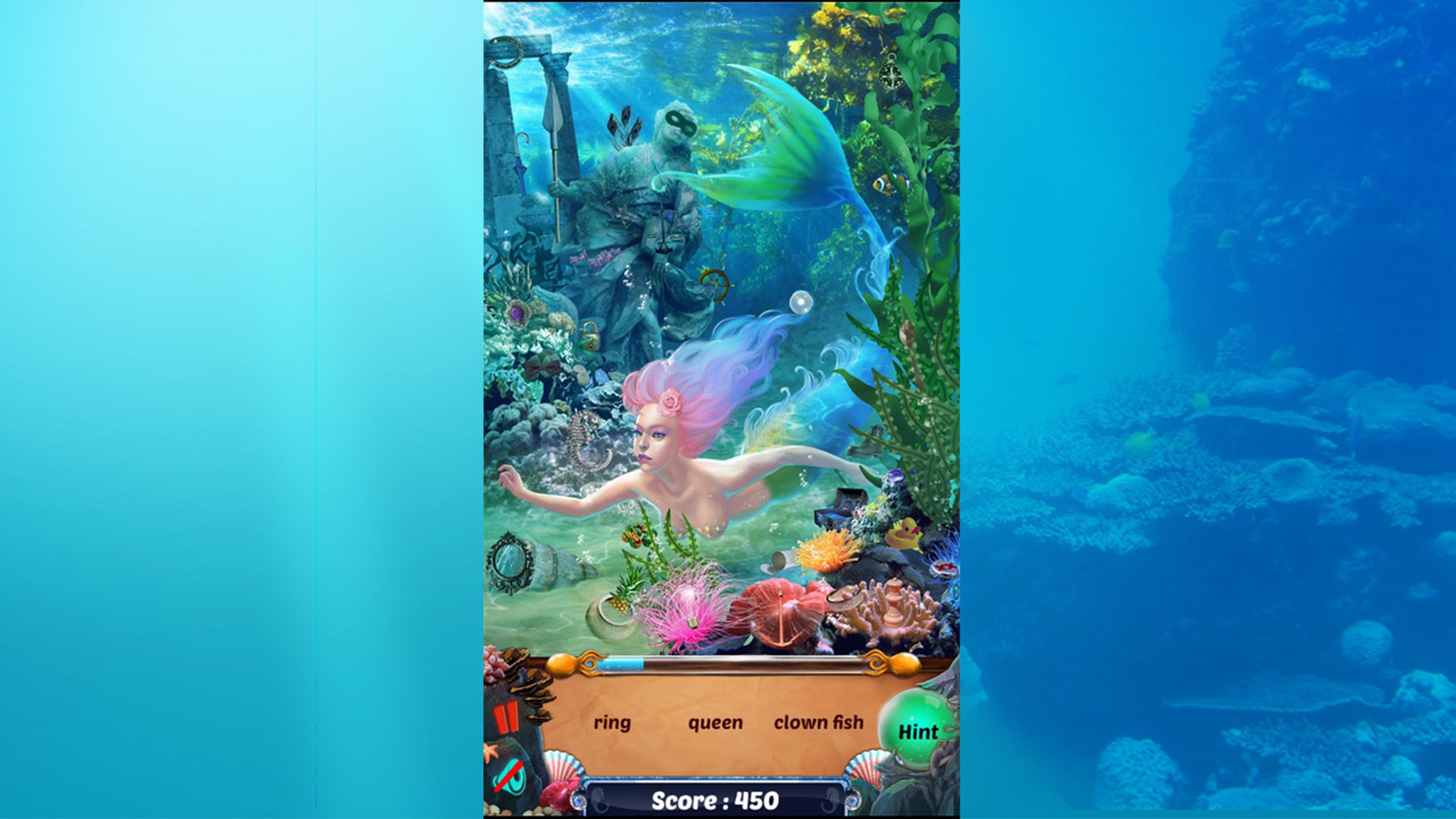 Mermaid Wonders Hidden Object Logo