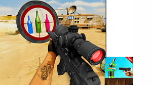 👋 Sniper Bottle Shooting Game Play Now For Free at LupyGames.com!