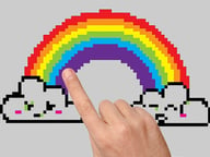 Pixel Coloring  Logo