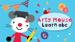 Arty Mouse Learn ABC Logo