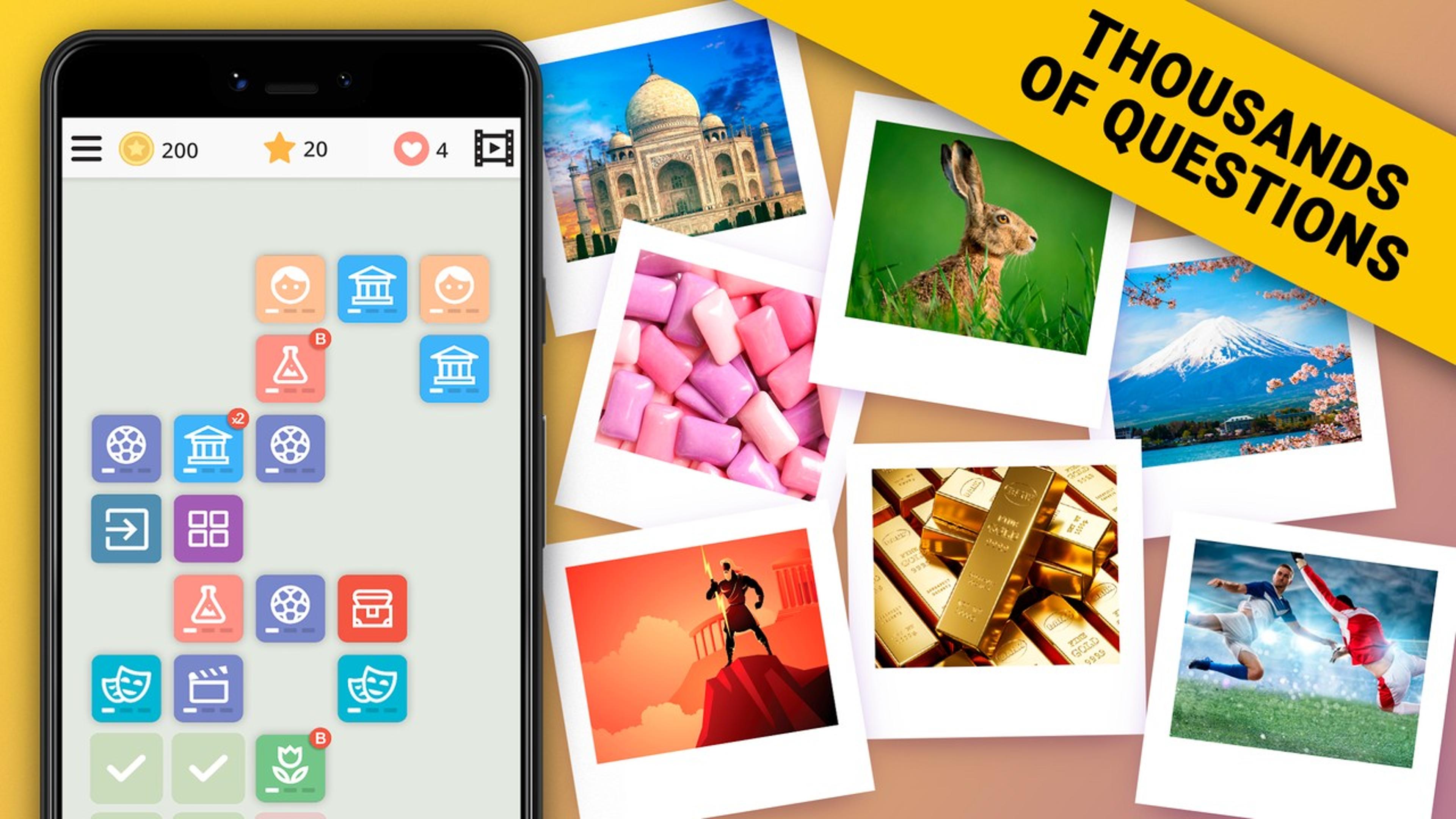 Quizzland trivia game. Lite version Logo