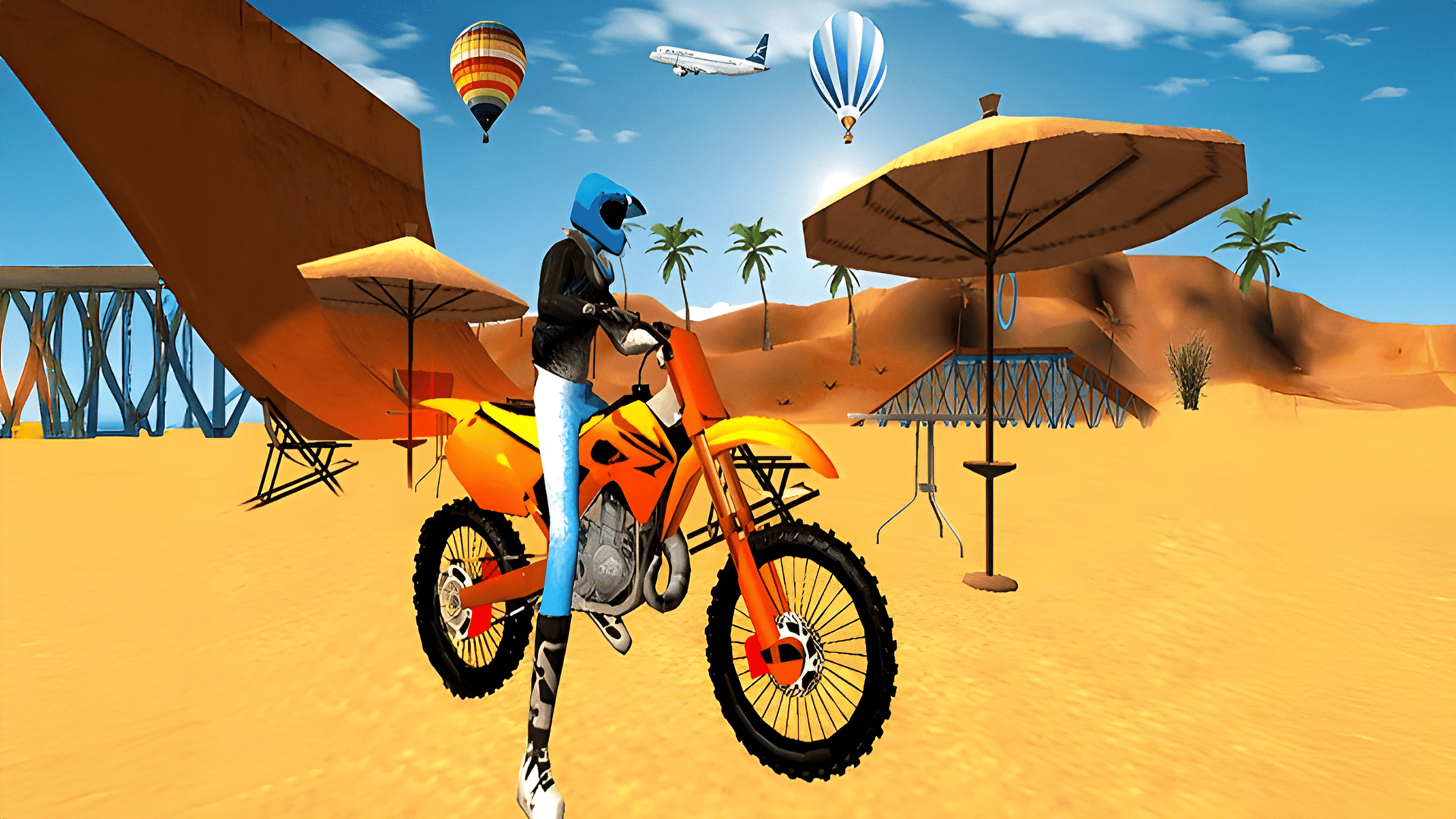 Motocross Beach Game : Bike Stunt Racing Logo