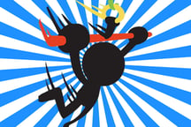 Stickman Jumping Logo
