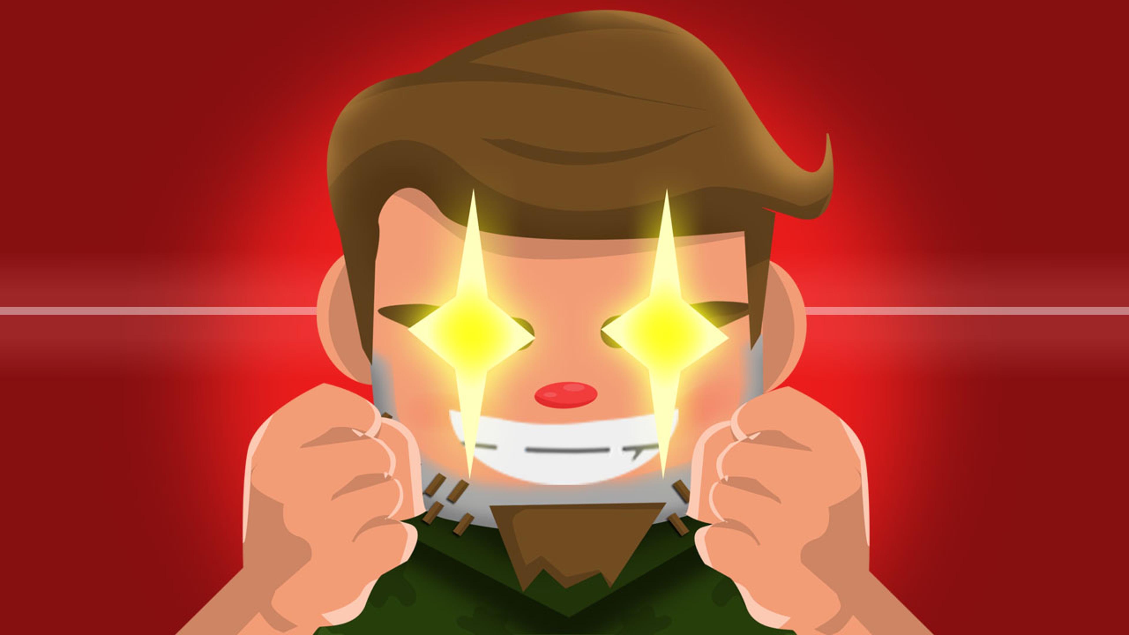  Defeat the monster Logo