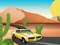 Desert Car Race Logo