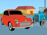 Old Timer Cars Coloring Logo