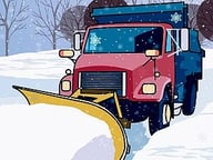 Hidden Snowflakes in Plow Trucks Logo