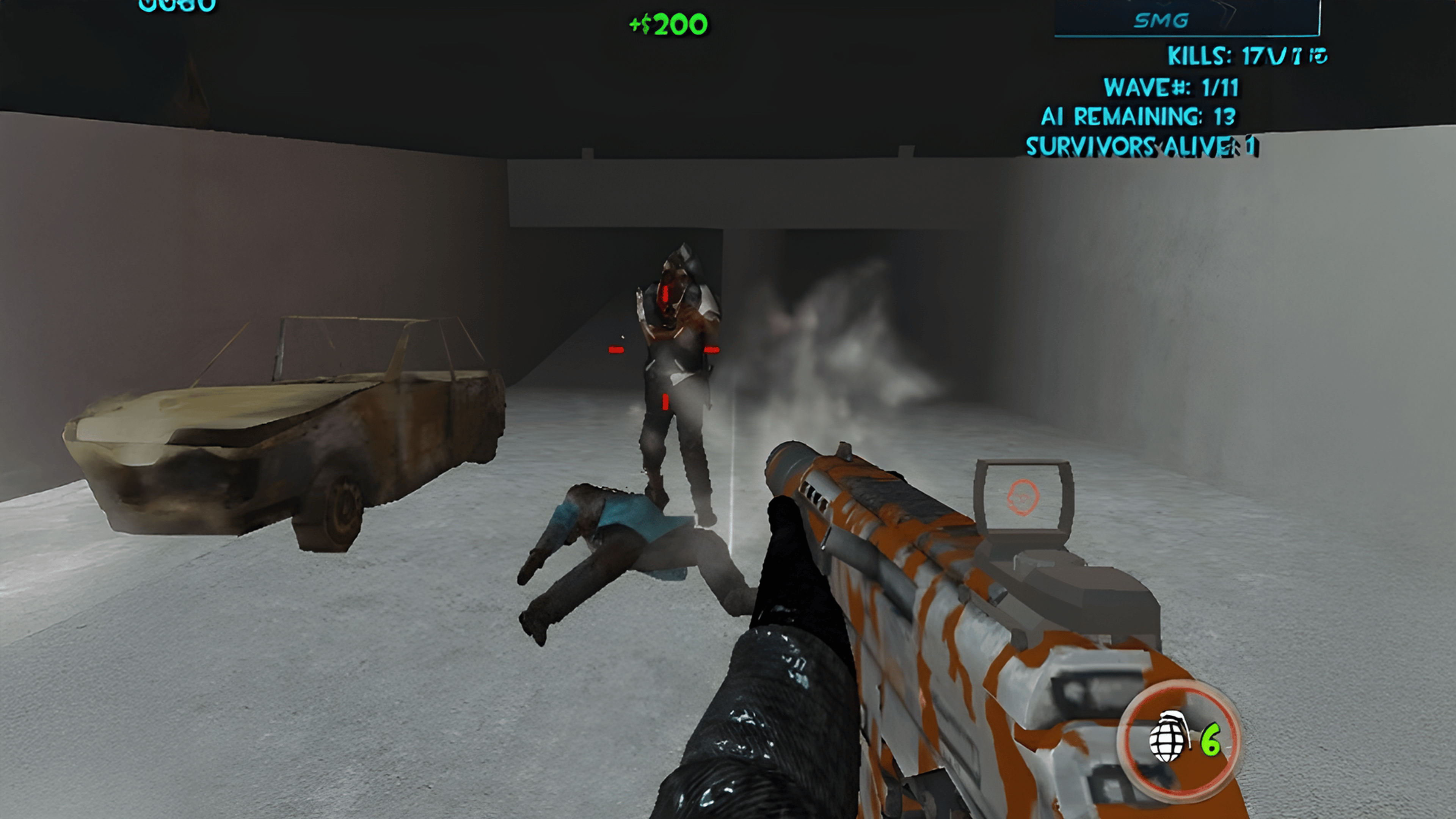 Zombie Apocalypse Tunnel Survival Logo