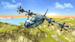 Air War Plane Flight Simulator Challenge 3D Logo