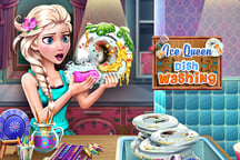 Ice Queen Dish Washing Logo