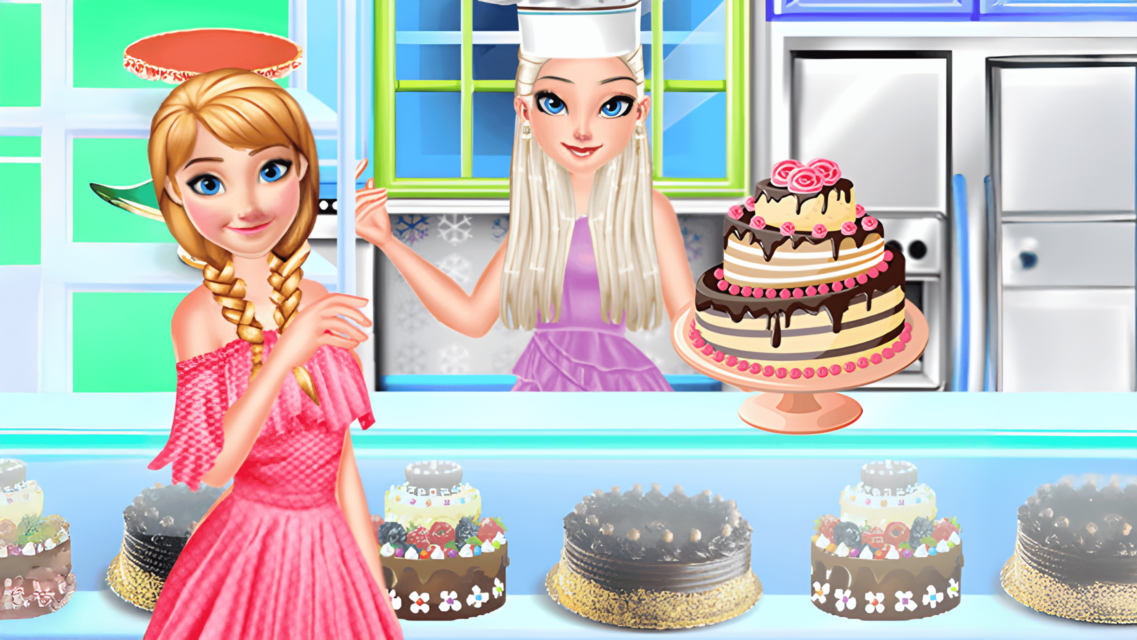 Princess Cake Shop Cool Summer Logo