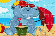 Hippo Jigsaw Logo